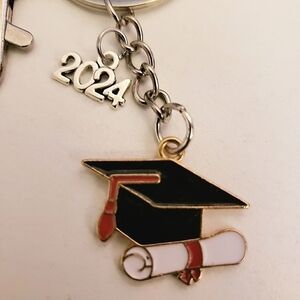 Handmade 2024 Graduate Keychain